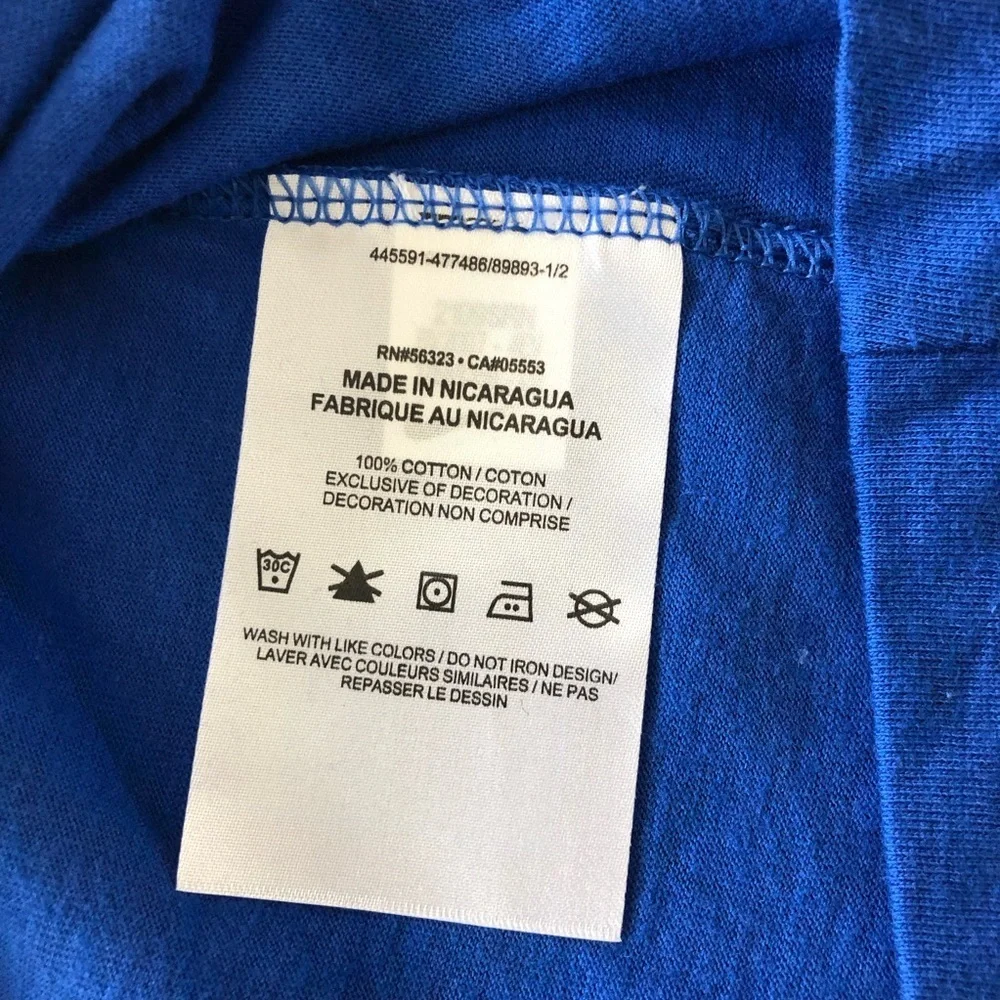Nike USWNT Team USA Soccer Graphic Tee Royal Blue Women’s Large NWT